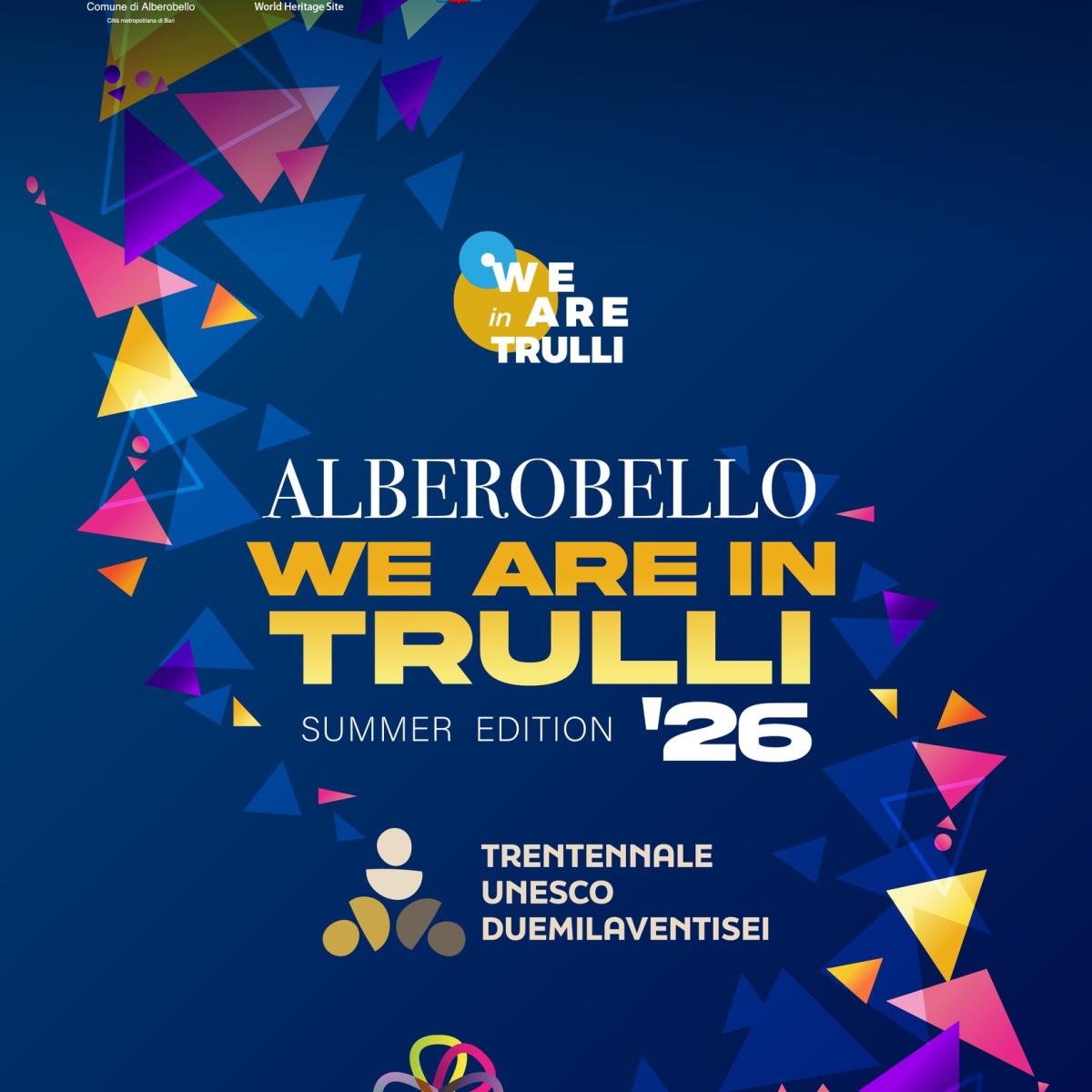 Calendario eventi dell'estate 2026 ad Alberobello, Città dei Trulli